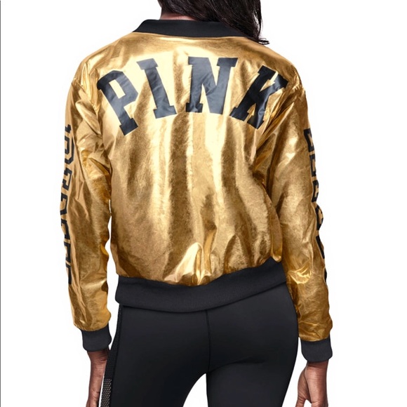 pink gold jacket